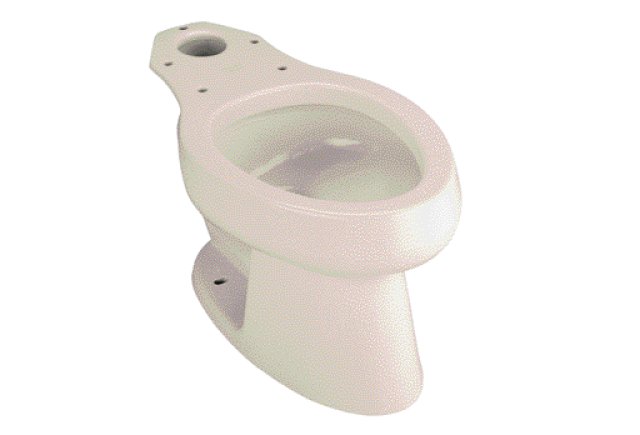 Kohler K-4273-55 Wellworth(R) elongated toilet bowl less seat  Innocent Blush; Discontinued Product
