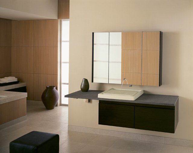 Kohler K-3033 Purist(R) natural lavastone countertop with plumbing cut-out at center
