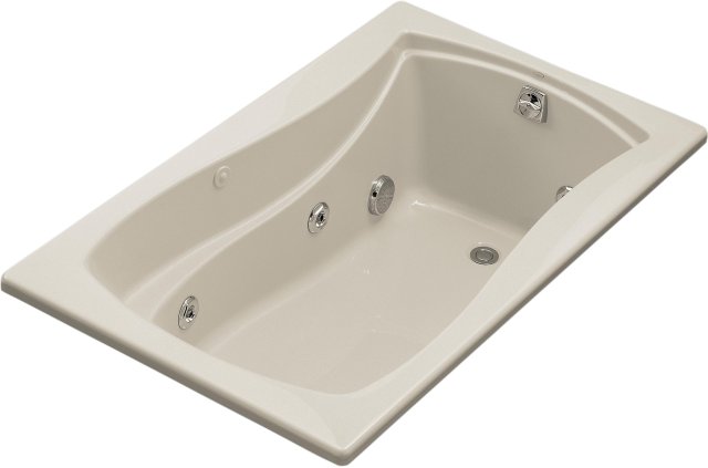 Kohler K-1239-CB-G9; Mariposa (R) 5' whirlpool with custom pump location; in Sandbar; Discontinued Product