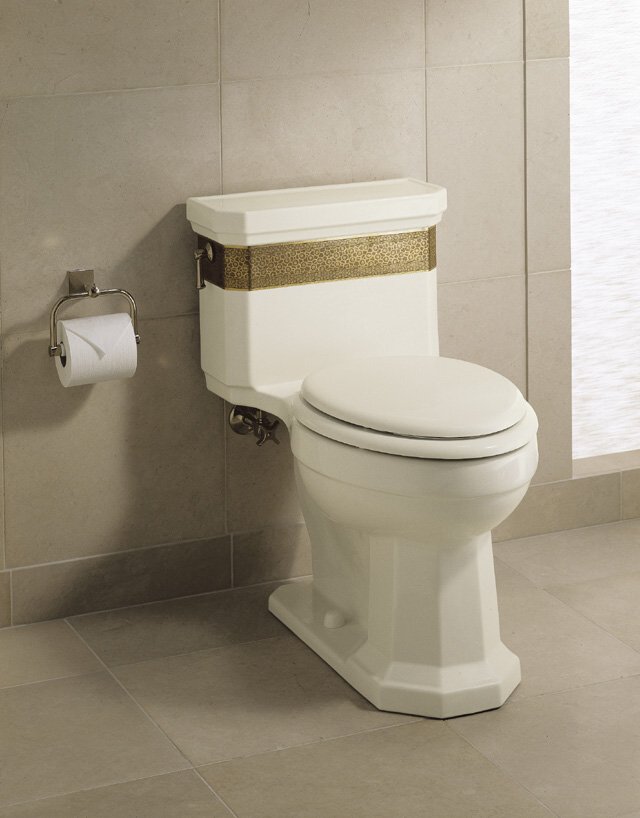 Kohler K-14268-S1 Saree(TM) design on Kathryn(R) Comfort Height(TM) one-piece toilet