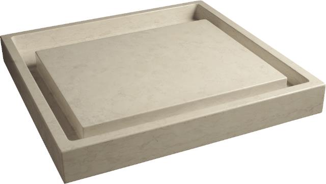 Kohler K-2334 Purist(R) Wading Pool(R) wet surface marble lavatory