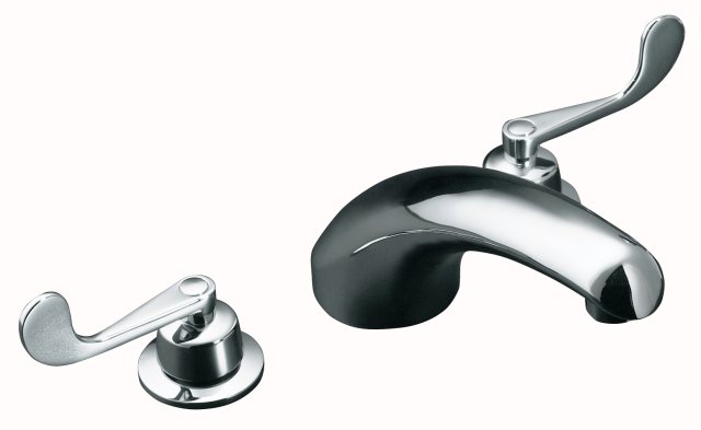 Kohler K-T7019-5 Triton(R) deck-mount bath faucet trim with wristblade lever handles valve not included