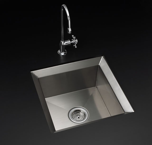 Kohler K-3391 Poise(TM) 18"" x 18"" undercounter single basin kitchen sink