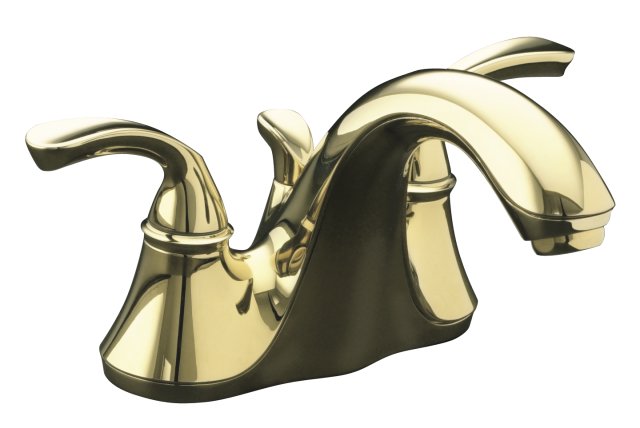 Kohler K-10270-4 Forte(R) centerset lavatory faucet with sculpted lever handles
