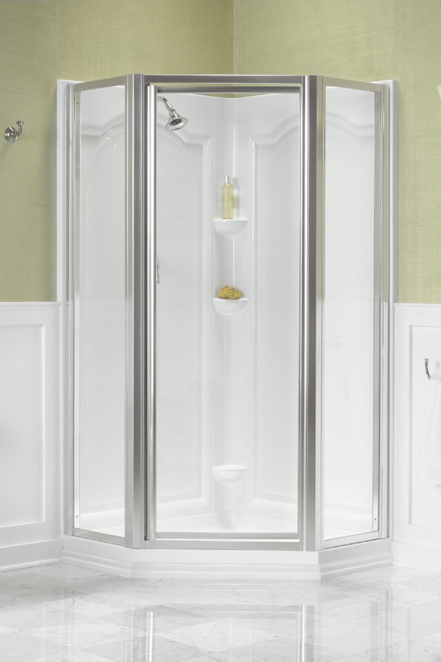 Kohler K-704516-L Devonshire(R) neo-angle shower enclosure with Crystal Clear glass