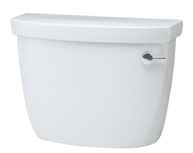 Kohler K-4634-TR Cimarron(TM) toilet tank with right-hand trip lever and tank cover locks