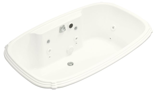Kohler K-1457-AH-0; Portrait (R) 5.5' whirlpool with Spa Experience; in White; Discontinued Product