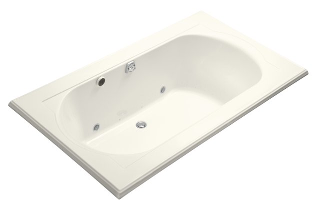 Kohler K-1418-GCR Memoirs(R) 6' BubbleMassage(TM) bath with chromatherapy