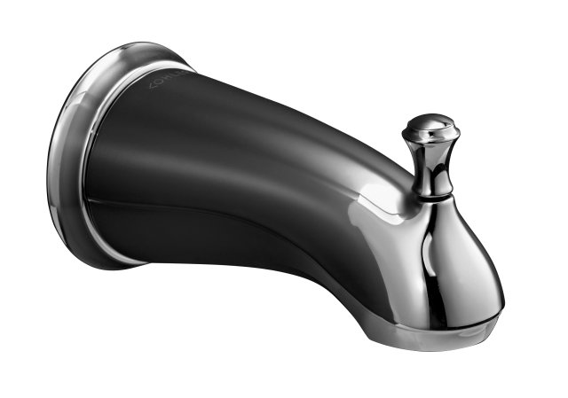 Kohler K-10281-4A-CP; Forte (R) Traditional diverter bath spout; in Polished Chrome; Discontinued Product