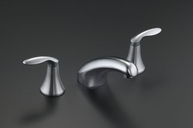 Kohler K-P15294-4 Coralais(R) bath-mount high-flow bath faucet trim with lever handles