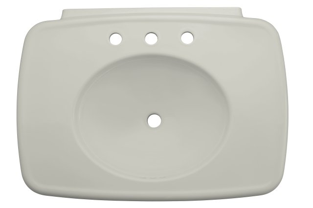 Kohler K-2348-4 Bancroft(TM) 30"" lavatory basin with faucet drilling for 4"" centers