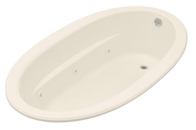 Kohler K-1164P-H Sunward(R) 6' whirlpool with heater (CSA)