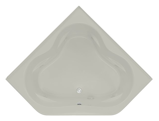 Kohler K-1160-H Tercet(R) whirlpool with heater