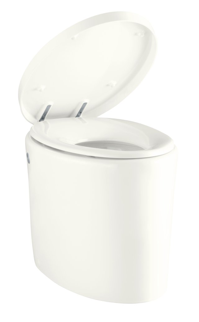 Kohler K-3492 Purist(R) Hatbox(R) toilet with Quiet-Close(TM) toilet seat and cover