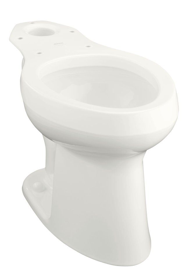 Kohler K-4304-L-0; Highline (R) Pressure Lite (R) toilet bowl with bedpan lugs; in White