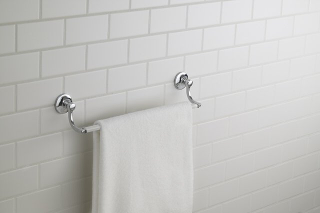Kohler K-R11410-P Bancroft(R) 18"" towel bar with White bar