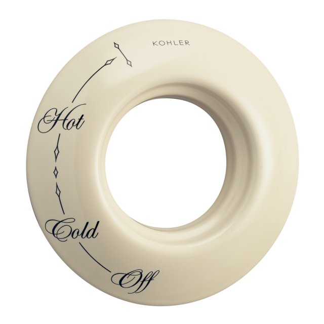 Kohler K-262 Antique(TM) ceramic dial plate and handle inset