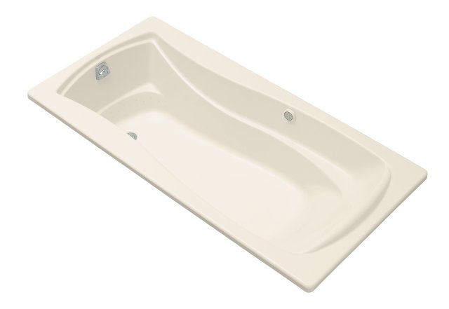 Kohler K-1257-GLF Mariposa(R) 6' BubbleMassage(TM) bath with integral flange and left-hand drain