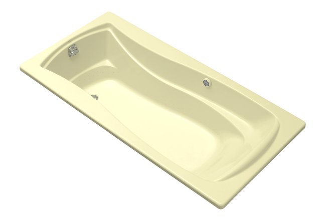 Kohler K-1257P-GRA Mariposa(R) 6' BubbleMassage(TM) bath with integral apron and right-hand drain (CSA)