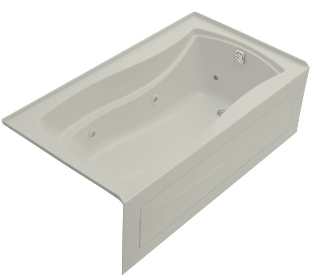 Kohler K-1224-HR Mariposa(R) 5.5' whirlpool with integral apron heater and right-hand drain