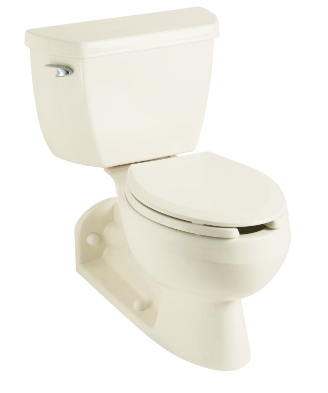 Kohler K-4327 Barrington(TM) Pressure Lite(TM) elongated toilet bowl less seat