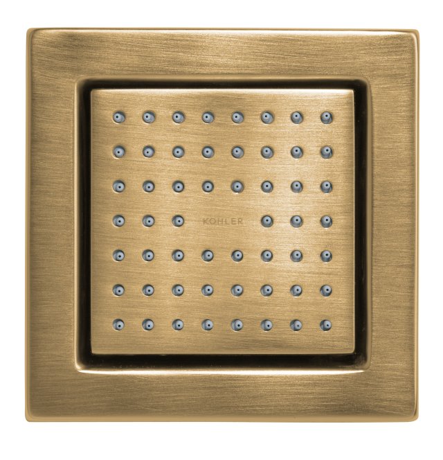 Kohler K-8002-BV; WaterTile (R) Square 54-nozzle bodyspray; in Vibrant Brushed Bronze