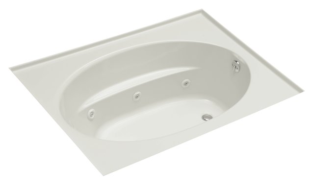 Kohler K-1112-FH Windward(TM) 5' whirlpool with heater and four-sided integral flange