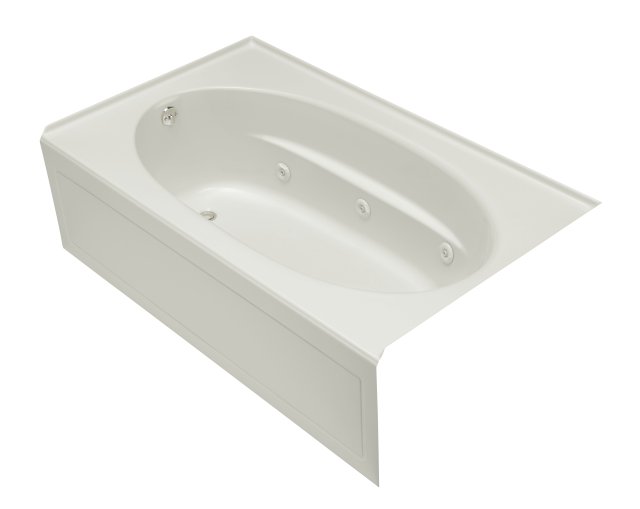 Kohler K-1114-LA Windward(TM) 6' whirlpool with integral apron and left-hand drain
