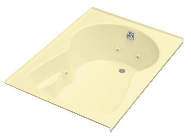 Kohler K-1192-RH Synchrony(R) 5' whirlpool with flange heater and right-hand drain less softgrip grip handles