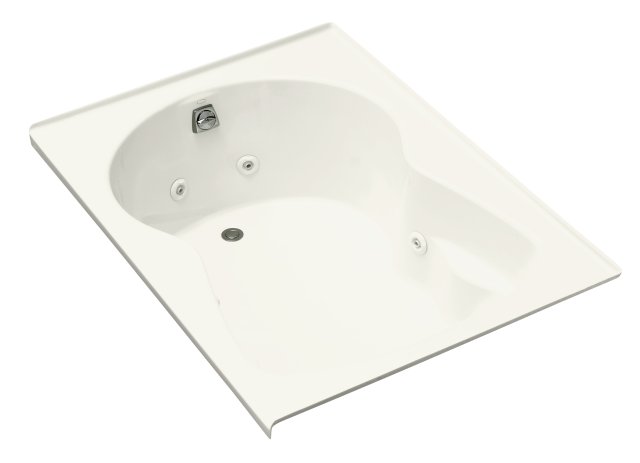 Kohler K-1192-L Synchrony(R) 5' whirlpool with left-hand drain and tiling flange less softgrip grip handles
