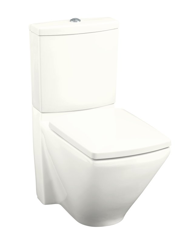 Kohler K-3588-0 Escale(R) two-piece elongated toilet with seat  White; Discontinued Product