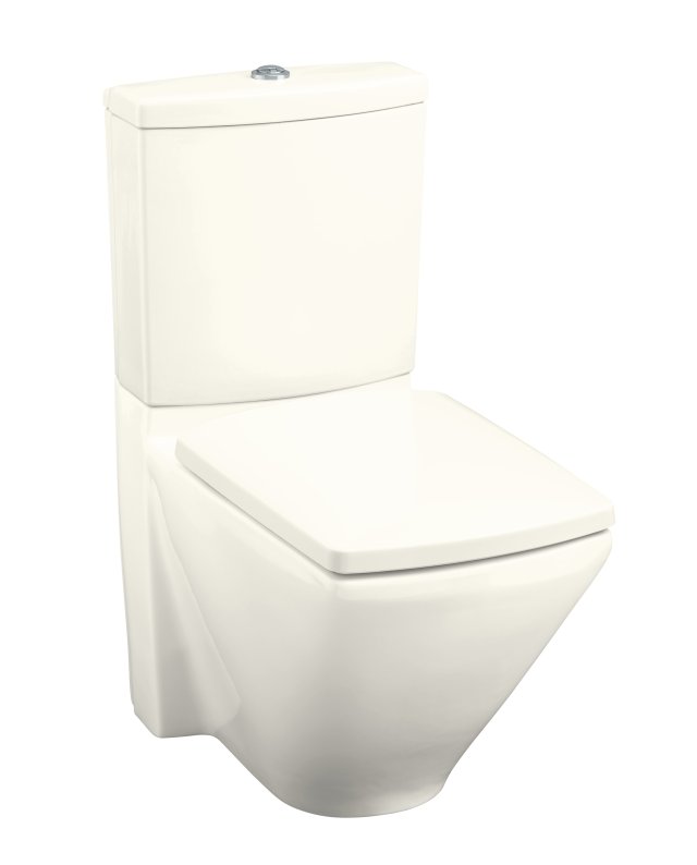 Kohler K-3588-96 Escale(R) two-piece elongated toilet with seat  Biscuit; Discontinued Product