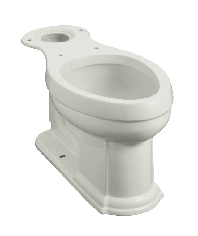 Kohler K-4288-95; Devonshire (R) Comfort Height (R) elongated toilet bowl; in Ice Grey; Discontinued Product