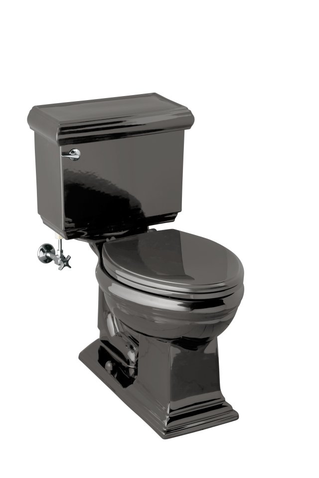Kohler K-3515 Memoirs(R) Comfort Height elongated two-piece toilet with Classic design less seat