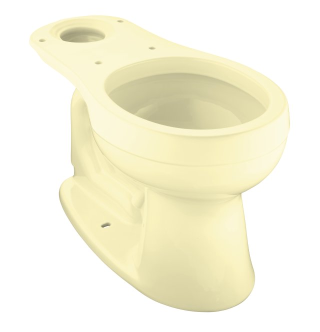 Kohler K-4287 Cimarron(TM) round-front toilet bowl less seat