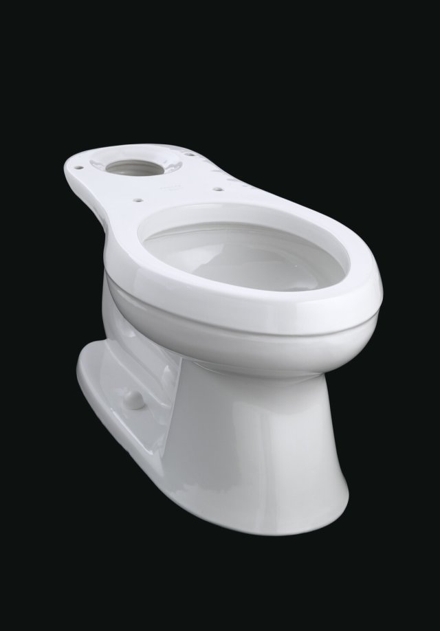 Kohler K-4285 Cimarron(TM) elongated toilet bowl less seat