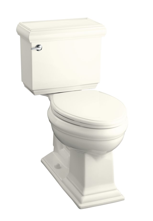 Kohler K-11461 Memoirs(R) Comfort Height(TM) The Complete Solution(TM) elongated toilet with Glenbury(TM) toilet seat and left-hand trip lever