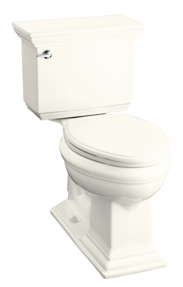 Kohler K-11460 Memoirs(TM) Comfort Height(TM) The Complete Solution(TM) elongated toilet with Glenbury(TM) toilet seat and left-hand trip lever