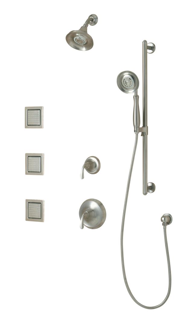 Kohler K-10857-4-BN Forte(R) Luxury performance showering package  Vibrant Brushed Nickel; Discontinued Product