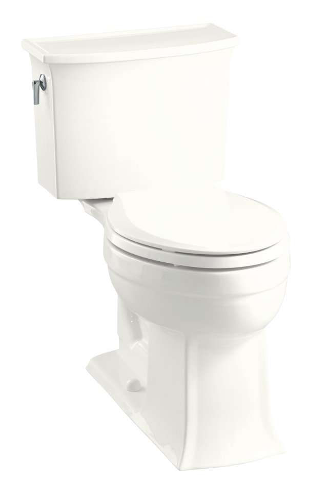 Kohler K-3517 Archer(TM) Comfort Height(TM) elongated toilet with left-hand trip lever less seat