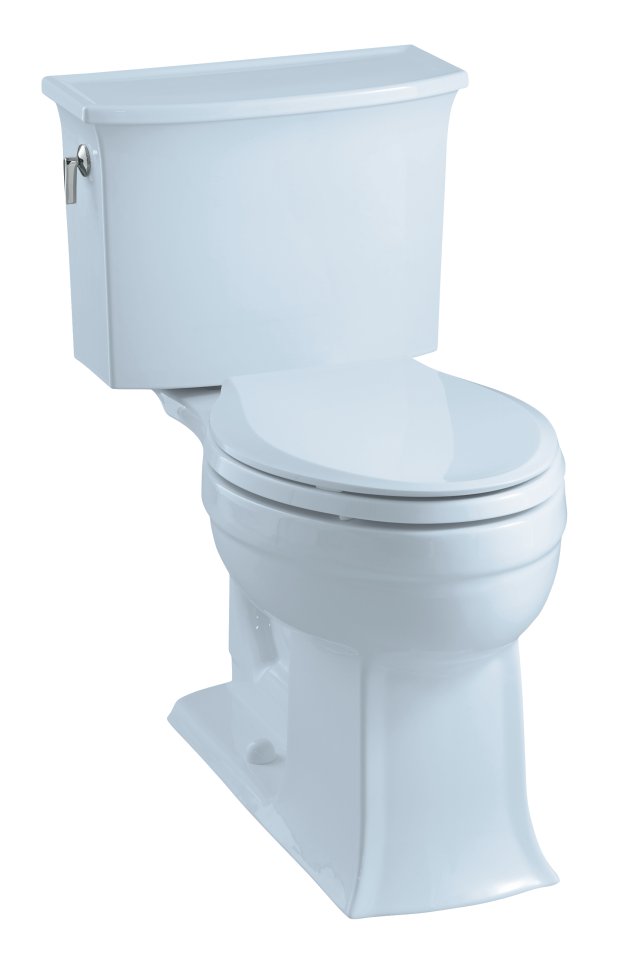Kohler K-3517-6 Archer(TM) Comfort Height(TM) elongated toilet with left-hand trip lever less seat  Skylight; Discontinued Product