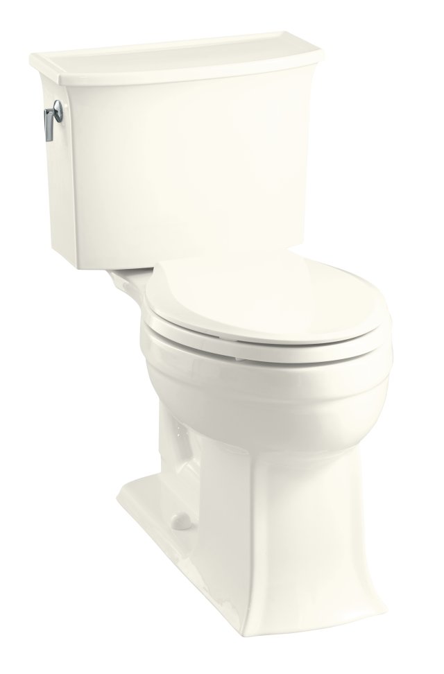 Kohler K-3517-52 Archer(TM) Comfort Height(TM) elongated toilet with left-hand trip lever less seat  Navy; Discontinued Product