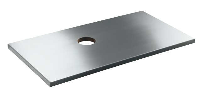 Kohler K-3042N-BT Tellieur(R) tabletop for K-3102 cut for Bateau Vessels lavatory