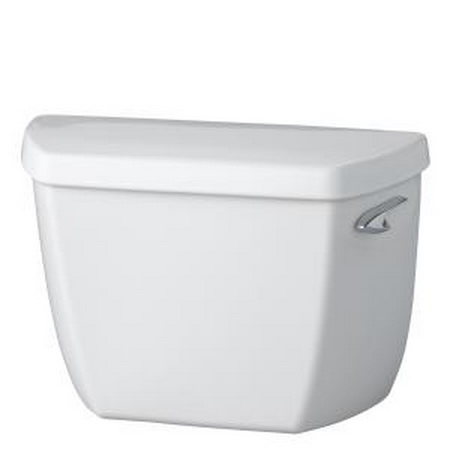 Kohler K-4632-TR Wellworth(R) toilet tank with Class Five(TM) flushing technology and right-hand trip lever with tank locks