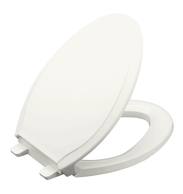 Kohler K-4734 Rutledge(TM) Quiet-Close(TM) elongated toilet seat with Quick-Release(TM) functionality