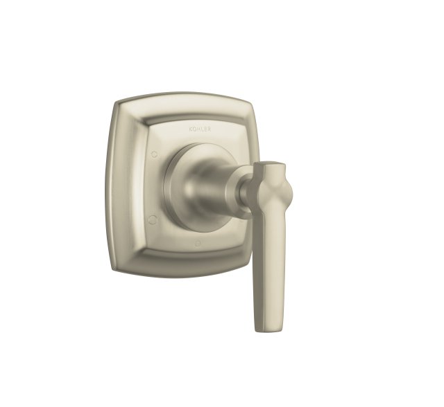 Kohler K-T16242-4-BN; Margaux (R) transfer valve trim with lever handle valve not included; in Vibrant Brushed Nickel