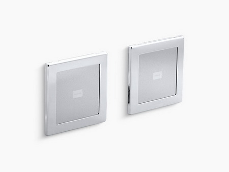 Kohler K-8033-CP; SoundTile (R) speakers (pair of speakers); in Polished Chrome
