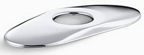 Kohler K-14531-0 Escutcheon plate 6"  White; Discontinued Product - Use Kohler K-14531