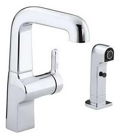 Kohler K-6336 Evoke(TM) secondary single control kitchen sink faucet with sidespray