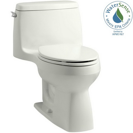 Kohler K-3810; Santa Rosa (TM); Comfort Height (R) one-piece compact elongated 1.28 gpf toilet with AquaPiston (R); flush technology and left-hand trip lever repair replacement technical part breakdown